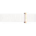  Shop Authentic Daniel Wellington Classic Petite Dover Black Dial White NATO Strap Watch For Women - DW00100312 - Luxxuri