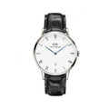  Shop Authentic Daniel Wellington Dapper Reading White Dial Black Leather Strap Watch For Men - DW00100108 - Luxxuri