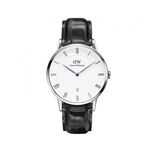 Shop Authentic Daniel Wellington Dapper Reading White Dial Black Leather Strap Watch For Men - DW00100108 - Luxxuri