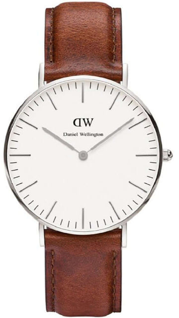  Shop Authentic Daniel Wellington Classic St Mawes White Dial Brown Leather Strap Watch For Women - DW00100152 - Luxxuri