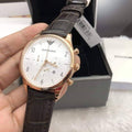  Shop Authentic Emporio Armani Beta Chronograph White Dial Brown Leather Strap Watch For Men - AR1916 - Luxxuri