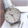  Shop Authentic Emporio Armani Kappa Quartz White Dial Silver Steel Strap Watch For Men - AR80014 - Luxxuri