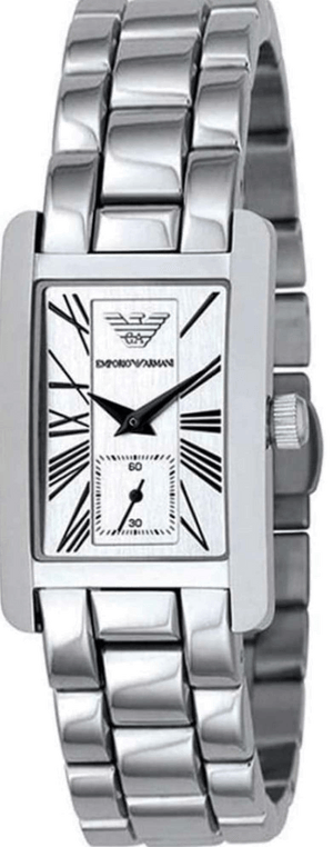  Shop Authentic Emporio Armani White Dial Silver Stainless Steel Watch For Women - AR0146 - Luxxuri