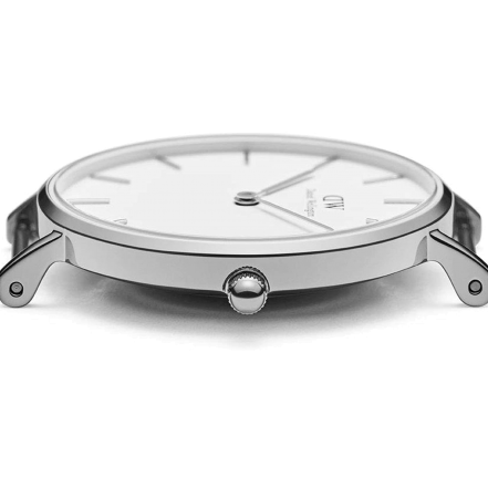  Shop Authentic Daniel Wellington Classic Petite St Mawes White Dial Brown Leather Strap Watch For Women - DW00100187 - Luxxuri