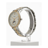  Shop Authentic Fossil Jacqueline Analog Moonphase Mother of Pearl White Dial Two Tone Steel Strap Watch for Women - ES5166 - Luxxuri