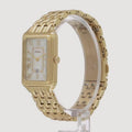Fossil Raquel Three Hand Mother of Pearl Dial Gold Steel Strap Watch For Women - ES5304