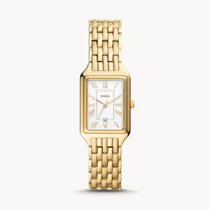  Shop Authentic Fossil Raquel Three Hand Date White Dial Gold Steel Strap Watch For Women - ES5220 - Luxxuri