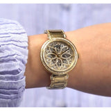  Shop Authentic Guess Lily Quartz Gold Dial Gold Steel Strap Watch For Women - GW0528L2 - Luxxuri