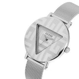  Shop Authentic Guess Iconic Quartz Silver Dial Silver Mesh Bracelet Watch For Women - GW0527L1 - Luxxuri