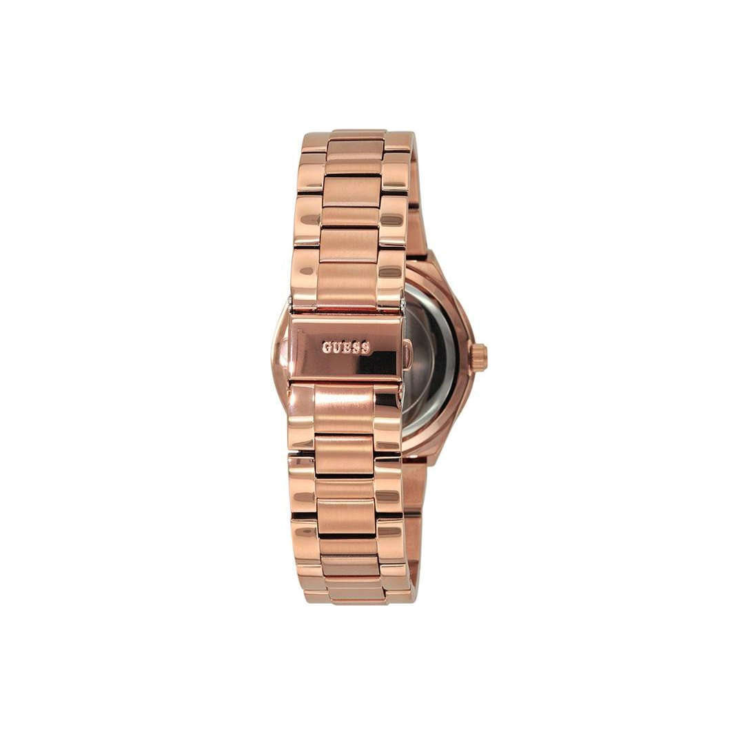  Shop Authentic Guess Mini Spectrum Quartz Rose Gold Dial Rose Gold Steel Strap Watch For Women - W0122L3 - Luxxuri