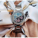  Shop Authentic Guess G Twist Diamonds Silver Dial Silver Steel Strap Watch For Women - W1201L1 - Luxxuri