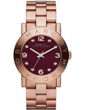  Shop Authentic Marc Jacobs Amy Purple Dial Rose Gold Steel Strap Watch for Women - MBM8618 - Luxxuri
