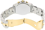  Shop Authentic Marc Jacobs Blade Chronograph Silver Dial Two Tone Steel Strap Watch for Women - MBM3177 - Luxxuri