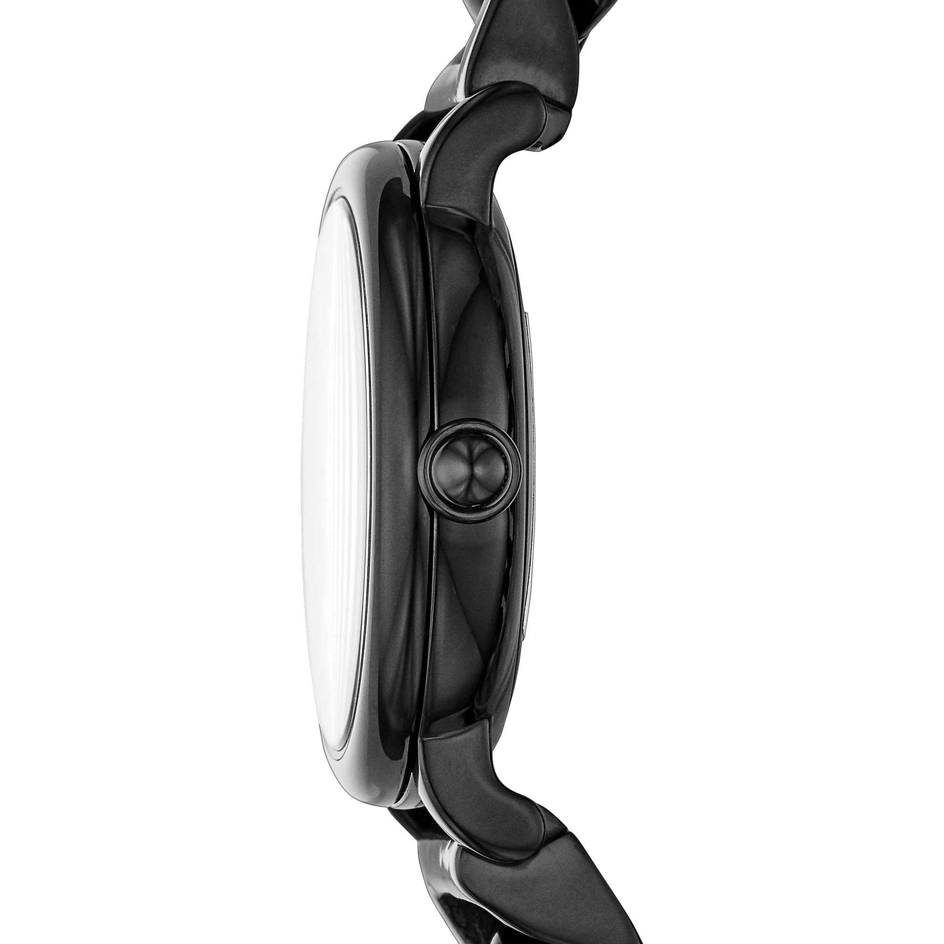  Shop Authentic Marc Jacobs Marc Black Dial Black Steel Strap Watch for Women - MBM8673 - Luxxuri