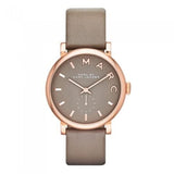  Shop Authentic Marc Jacobs Baker Grey Dial Grey Leather Strap Watch for Women - MBM1266 - Luxxuri