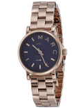  Shop Authentic Marc Jacobs Baker Navy Blue Dial Rose Gold Steel Strap Watch for Women - MBM3332 - Luxxuri