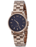  Shop Authentic Marc Jacobs Baker Navy Blue Dial Rose Gold Steel Strap Watch for Women - MBM3332 - Luxxuri