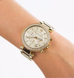  Shop Authentic Michael Kors Parker White Dial Two Tone Steel Strap Watch for Women - MK5626 - Luxxuri
