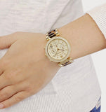  Shop Authentic Michael Kors Parker Gold Dial Two Tone Steel Strap Watch for Women - MK5688 - Luxxuri