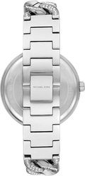 Michael Kors Catelyn Quartz Crystals Silver Dial Silver Steel Strap Watch For Women - MK4675