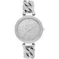 Michael Kors Catelyn Quartz Crystals Silver Dial Silver Steel Strap Watch For Women - MK4675