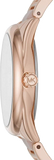  Shop Authentic Michael Kors Janelle Three Hand Rose Gold Dial Two Tone Steel Strap Watch For Women - MK7135 - Luxxuri