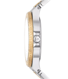  Shop Authentic Michael Kors Lennox Three Hand Silver Dial Two Tone Steel Strap Watch For Women - MK7338 - Luxxuri