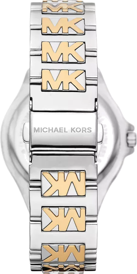  Shop Authentic Michael Kors Lennox Three Hand Silver Dial Two Tone Steel Strap Watch For Women - MK7338 - Luxxuri