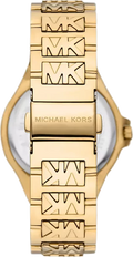  Shop Authentic Michael Kors Lennox Three-Hand Gold Dial Gold Steel Strap Watch For Women - MK7339 - Luxxuri