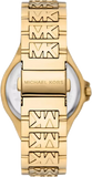  Shop Authentic Michael Kors Lennox Three-Hand Gold Dial Gold Steel Strap Watch For Women - MK7339 - Luxxuri