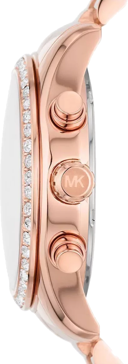  Shop Authentic Michael Kors Lexington Chronograph Rose Gold Dial Rose Gold Steel Strap Watch for Women - MK7242 - Luxxuri