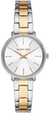  Shop Authentic Michael Kors Pyper Quartz Silver Dial Two Tone Steel Strap Watch For Women - MK1041 - Luxxuri