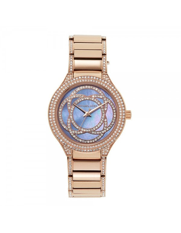  Shop Authentic Michael Kors Kerry Purple Dial Rose Gold Stainless Steel Strap Watch for Women - MK3482 - Luxxuri