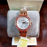  Shop Authentic Michael Kors Darci Pave Silver Dial Rose Gold Steel Strap Watch For Women - MK4517 - Luxxuri