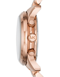  Shop Authentic Michael Kors Runway Iridescent Dial Rose Gold Steel Strap Watch for Women - MK5940 - Luxxuri