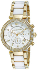  Shop Authentic Michael Kors Parker White Dial Two Tone Steel Strap Watch for Women - MK6119 - Luxxuri