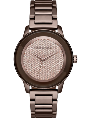 Shop Authentic Michael Kors Kinley Brown Dial Brown Steel Strap Watch for Women - MK6245 - Luxxuri