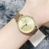 Shop Authentic Michael Kors Darci Quartz Gold Dial Gold Mesh Strap Watch for Women - MK7121 - Luxxuri