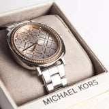  Shop Authentic Michael Kors Nia Quartz Silver Dial Silver Steel Strap Watch For Women - MK3988 - Luxxuri