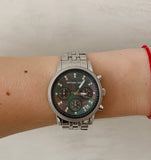  Shop Authentic Michael Kors Jet Set Chronograph Blue Dial Silver Steel Strap Watch for Women - MK5021 - Luxxuri