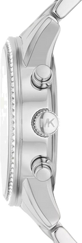  Shop Authentic Michael Kors Ritz Chronograph Crystals Silver Dial Silver Steel Strap Watch For Women - MK7301 - Luxxuri