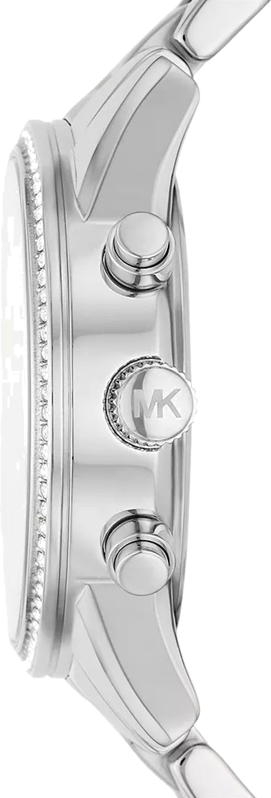  Shop Authentic Michael Kors Ritz Chronograph Crystals Silver Dial Silver Steel Strap Watch For Women - MK7301 - Luxxuri