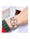  Shop Authentic Michael Kors Sofie Quartz Rose Gold Dial Rose Gold Steel Strap Watch For Women - MK3882 - Luxxuri