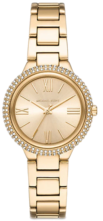 Shop Authentic Michael Kors Taryn Quartz Gold Dial Gold Steel Strap Watch For Women - MK4459 - Luxxuri
