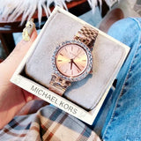  Shop Authentic Michael Kors Darci Quartz Rose Gold Dial Rose Gold Steel Strap Watch For Women - MK4514 - Luxxuri