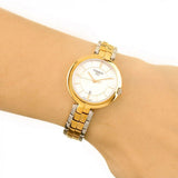 Shop Authentic Tissot Flamingo Mother of Pearl White Dial Two Tone Steel Strap Watch For Women - T094.210.22.111.01 - Luxxuri