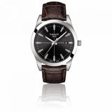  Shop Authentic Tissot Gentlemen Black Dial Brown Leather Strap Watch for Men - T127.410.16.051.01 - Luxxuri