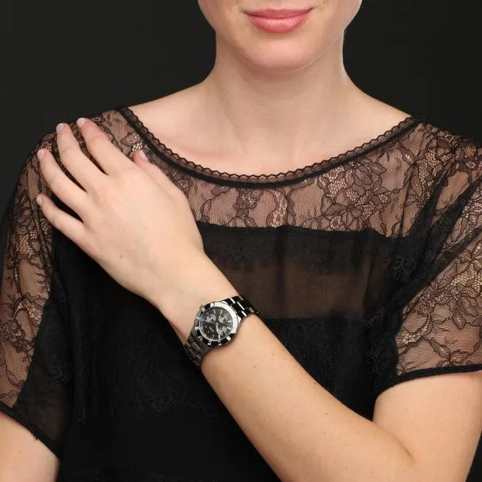  Shop Authentic Guess XS Multifunction Quartz Brown Dial Brown Steel Strap Watch For Women - W0027L1 - Luxxuri