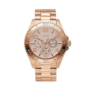  Shop Authentic Guess BFF Multifunction Rose Gold Dial Rose Gold Steel Strap Watch for Women - W0231L4 - Luxxuri