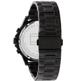  Shop Authentic Tommy Hilfiger Henry Chronograph Black Dial Black Steel Strap Watch For Men - 1710478 - Luxxuri